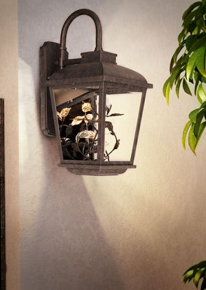 Arbor 11' 2 Light Outdoor Wall Mount Light in Adobe