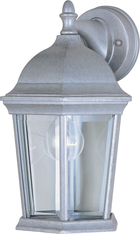Builder Cast 12" Single Light Outdoor Wall Mount in Pewter