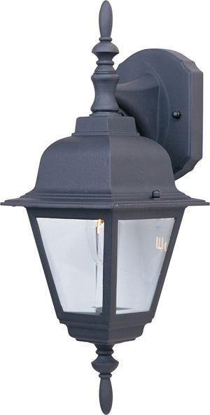 Builder Cast 6' Single Light Outdoor Hanging Wall Mount in Black