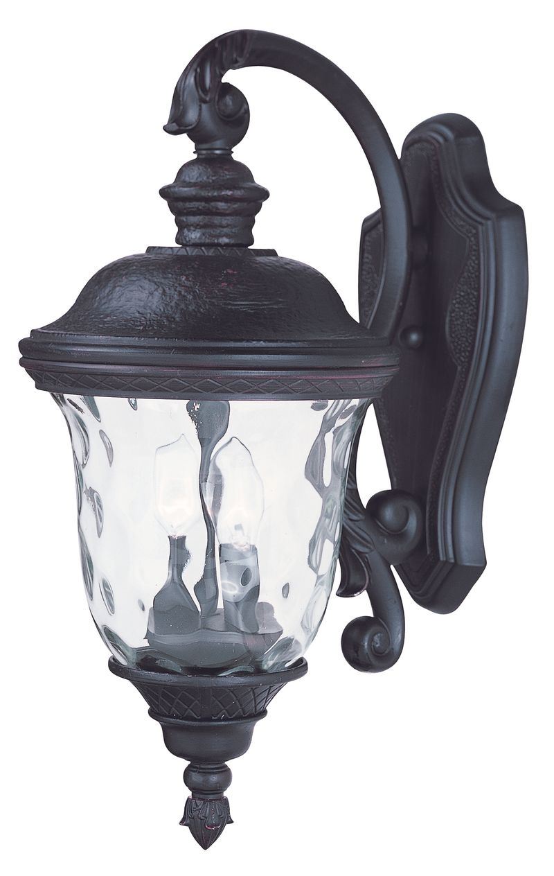 Carriage House DC 9' 2 Light Outdoor Wall Mount in Oriental Bronze with 5.75' Backplate