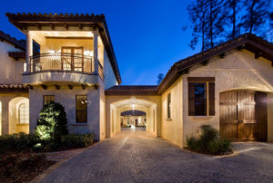 Carriage House VX 14' 3 Light Outdoor Hanging Wall Mount Light in Oriental Bronze