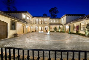 Carriage House VX 14' 3 Light Outdoor Hanging Wall Mount Light in Oriental Bronze