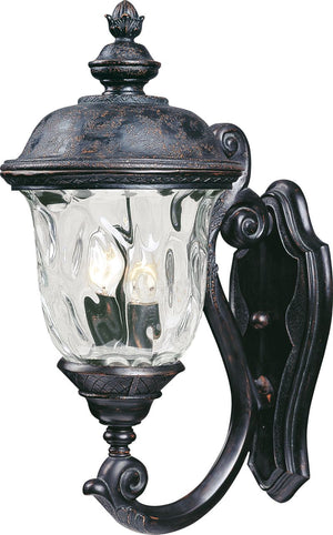 Carriage House VX 9' 2 Light Outdoor Wall Mount in Oriental Bronze