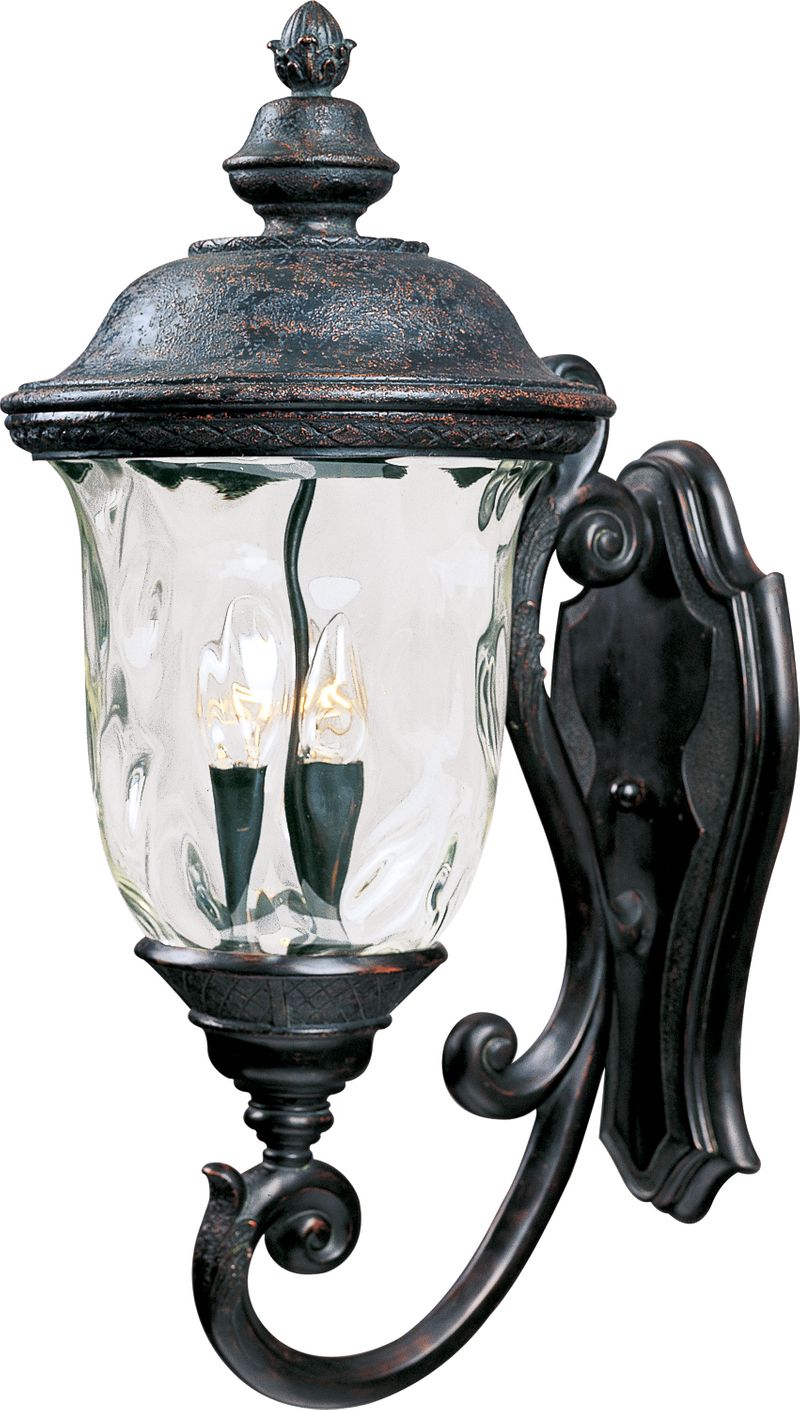 Carriage House VX 12.5' 3 Light Outdoor Wall Mount in Oriental Bronze