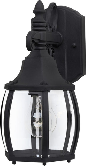 Crown Hill 11.75' Single Light Outdoor Wall Mount in Black