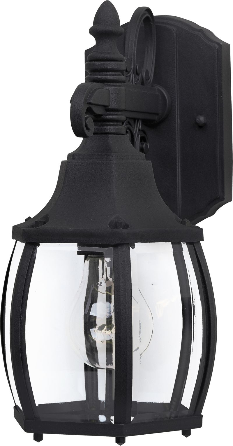 Crown Hill 11.75' Single Light Outdoor Wall Mount in Black