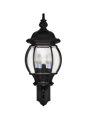 Crown Hill 11' 4 Light Outdoor Wall Mount Light in Black