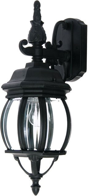 Crown Hill 6' Single Light Outdoor Wall Mount in Black