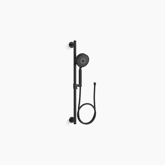 Purist 1.75 gpm Hand Shower in Matte Black with Slide Bar