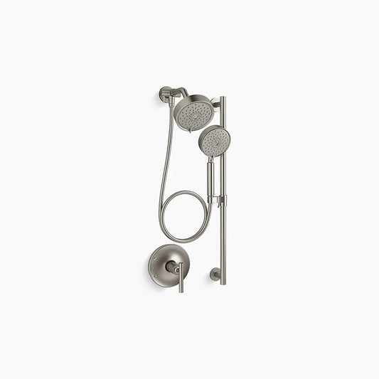 Purist Single-Handle 1.75 gpm Shower Only Faucet in Vibrant Brushed Nickel with Slide Bar