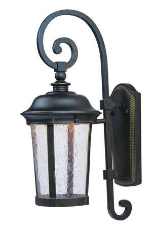 Dover 8' Single Light Outdoor Wall Mount in Bronze