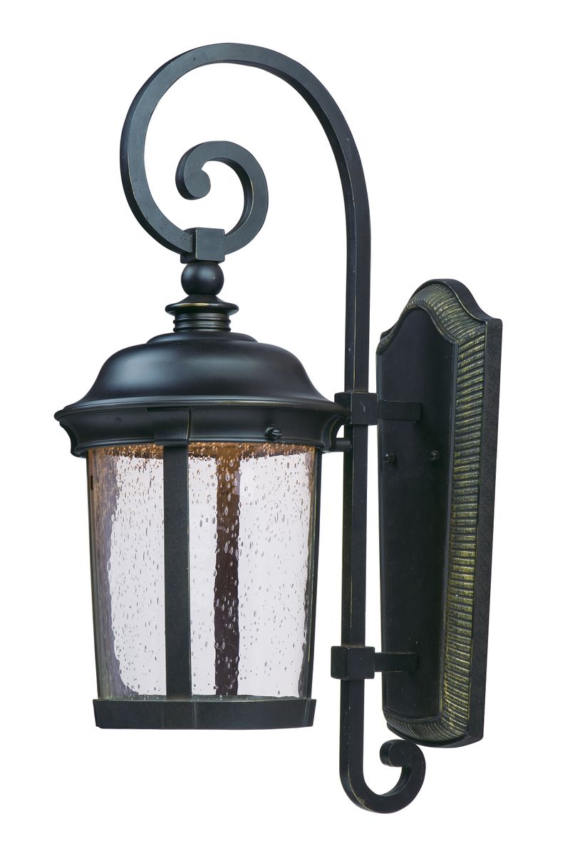 Dover 9.25' Single Light Outdoor Wall Mount in Bronze