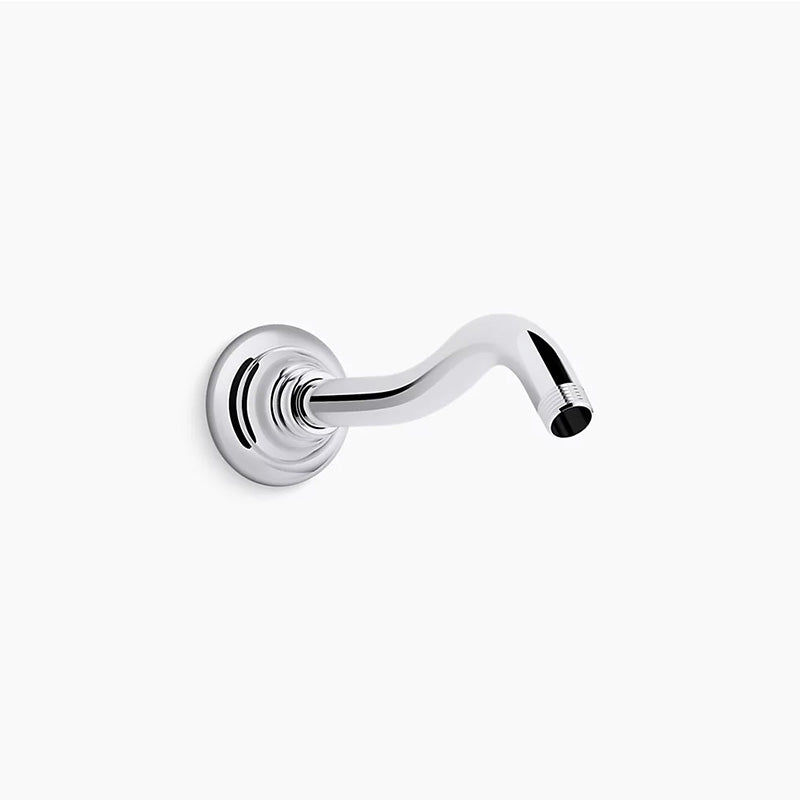 Artifacts Shower Arm and Flange in Polished Chrome