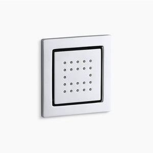 WaterTile Square 2.5 gpm Body Spray in Polished Chrome