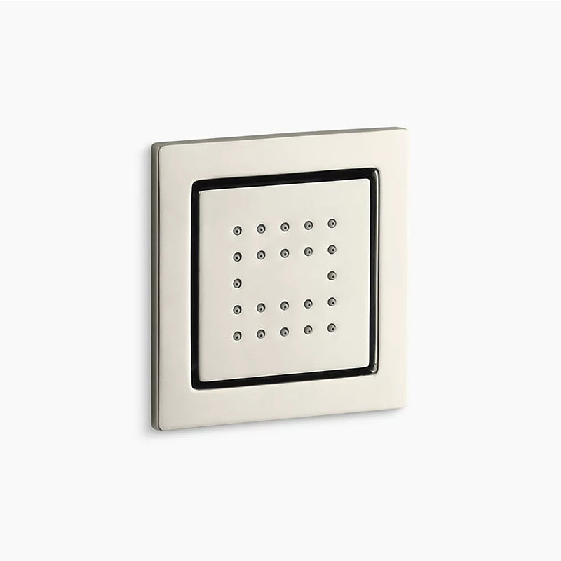 WaterTile Square 2.5 gpm 22-Nozzle Body Spray in Vibrant Polished Nickel