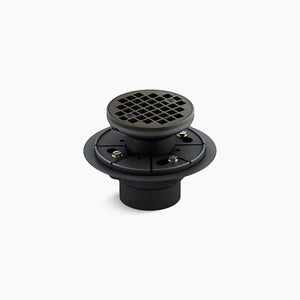 Clearflo Round Shower Drain in Oil-Rubbed Bronze