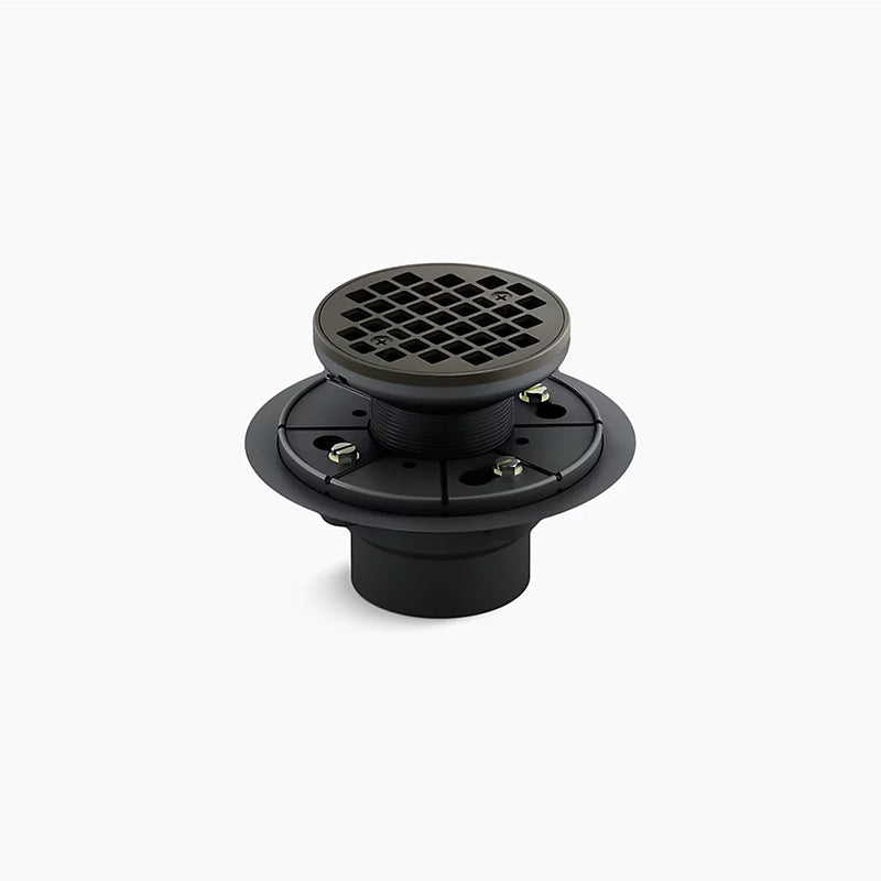 Clearflo Round Shower Drain in Oil-Rubbed Bronze