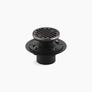 Clearflo Round Shower Drain in Vibrant Titanium