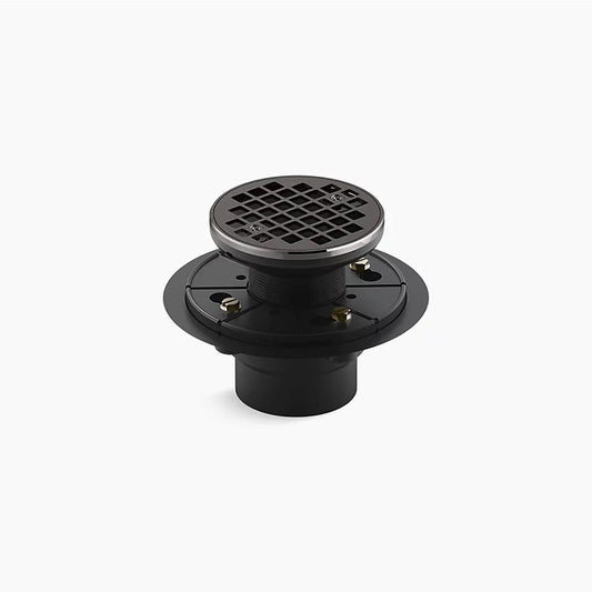 Clearflo Round Shower Drain in Vibrant Titanium