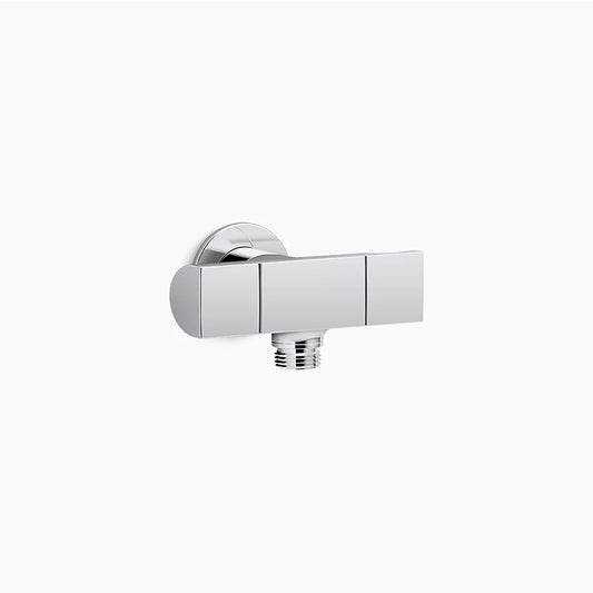 Exhale 4.5" Supply Elbow Hand Shower Holder in Polished Chrome