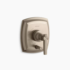 Margaux Single Lever Handle Control Trim in Vibrant Brushed Bronze