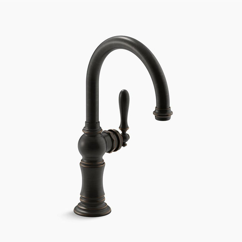 Artifacts Arc Spout Bar Kitchen Faucet in Oil-Rubbed Bronze