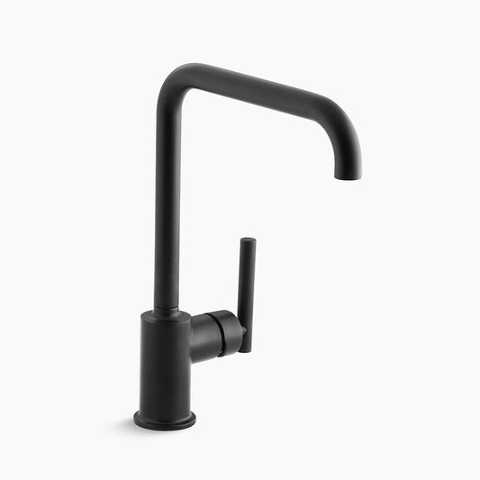 Purist Single-Handle Kitchen Faucet in Matte Black