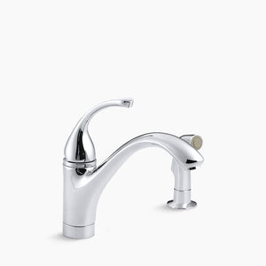 Forte Single-Handle Kitchen Faucet in Polished Chrome with Side Spray