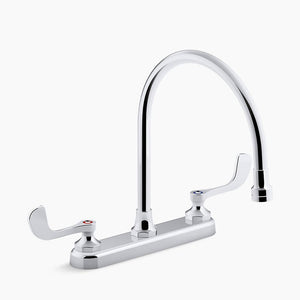 Triton Bowe Two-Handle Kitchen Faucet in Polished Chrome