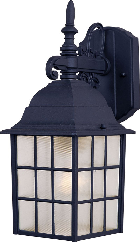 North Church 14.25" Single Light Outdoor Wall Mount in Black