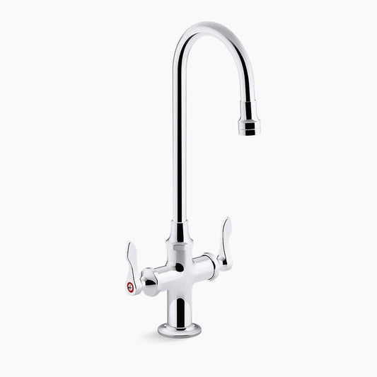 Triton Bowe Single-Hole Two-Handle Bathroom Faucet in Polished Chrome