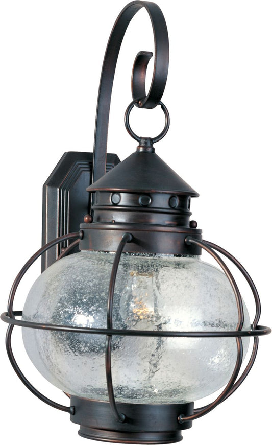Portsmouth 12" Single Light Outdoor Wall Mount in Oil Rubbed Bronze