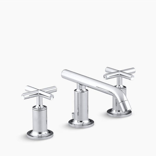 Purist Widespread Two-Handle Vanity Faucet in Polished Chrome