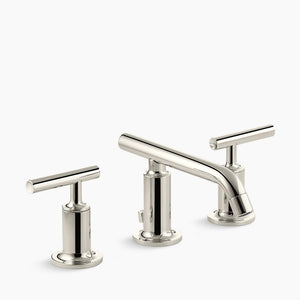 Purist Widespread Two-Handle Bathroom Faucet in Vibrant Polished Nickel