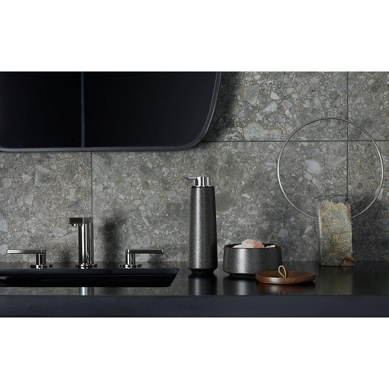 Composed Widespread Two-Handle Bathroom Faucet in Matte Black
