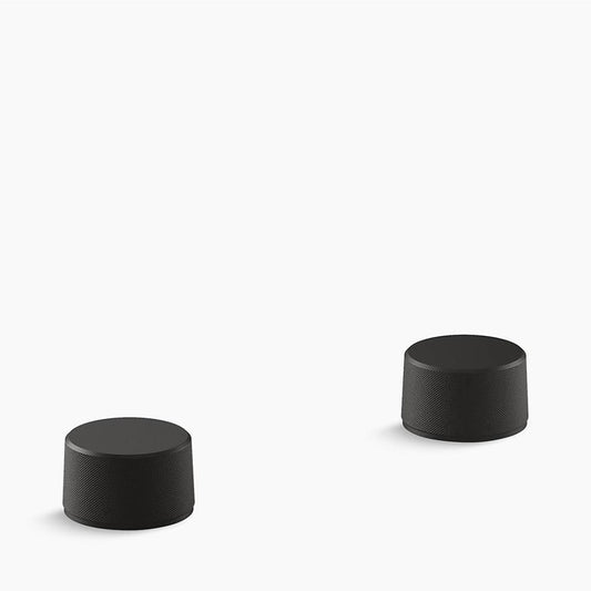 Components Bathroom Faucet Handles in Matte Black - Less Spout