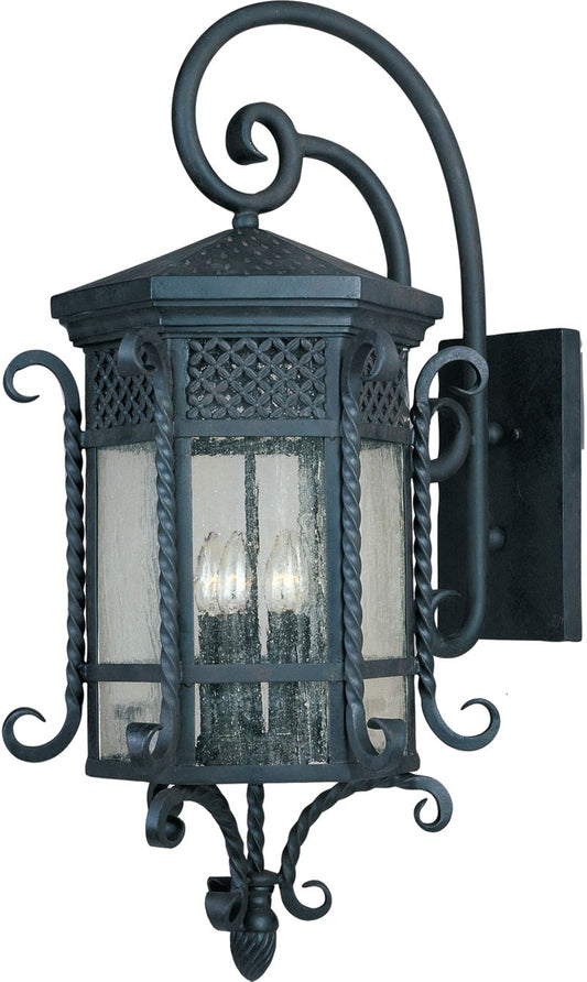 Scottsdale 17" 5 Light Outdoor Wall Mount in Country Forge