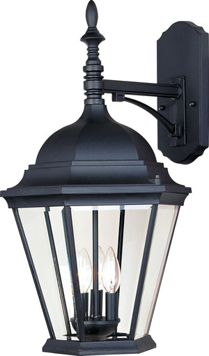 Westlake 22' 3 Light Outdoor Wall Mount in Black