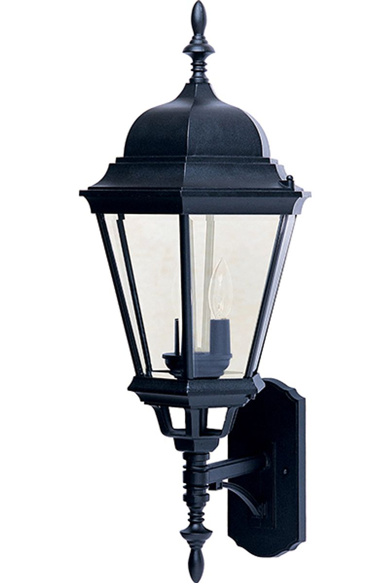 Westlake 28' 3 Light Outdoor Wall Mount in Black