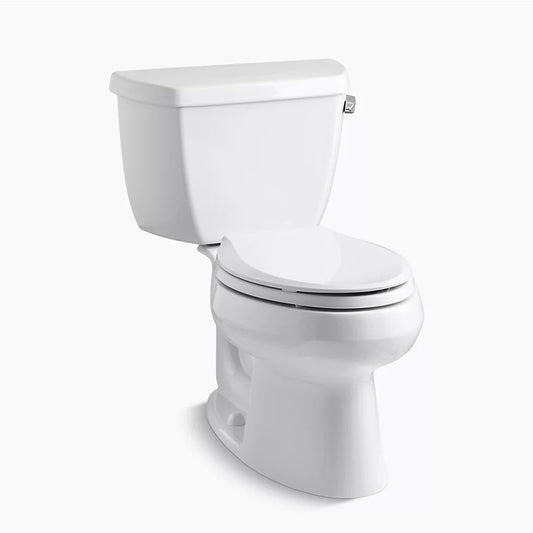 Wellworth Classic Elongated 1.28 gpf Two-Piece Toilet in White