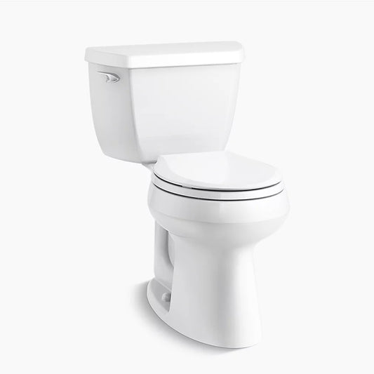 Highline Classic Comfort Height Round 1.28 gpf Two-Piece Toilet in White