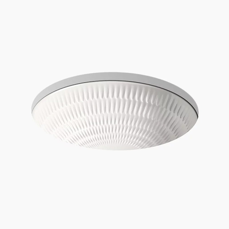 Derring 16.38' x 19.38' x 7.19' Vitreous China Undermount Bathroom Sink in Translucent White