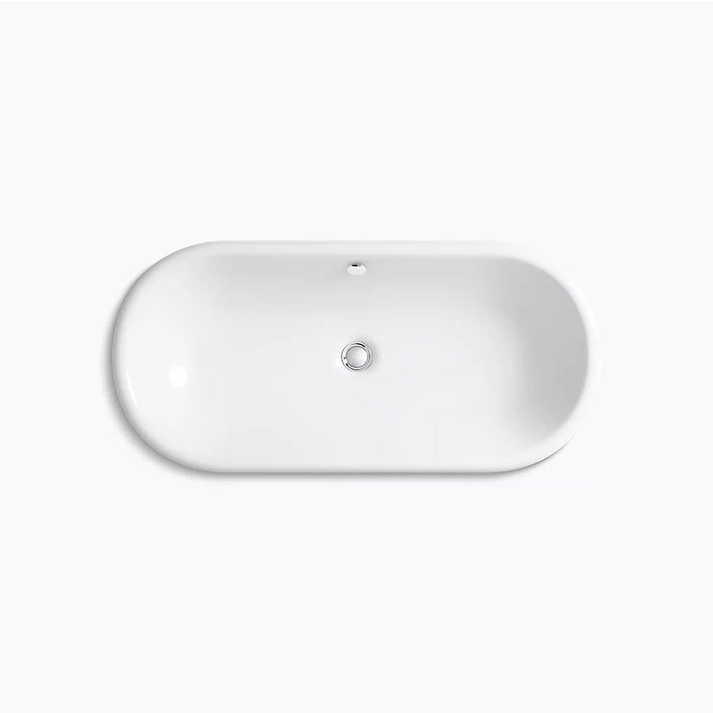 Iron Plains Capsule 15.63' x 33' x 6.69' Enameled Cast Iron Dual-Mount Bathroom Sink in White