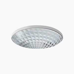 Kallos 16' x 16' x 5.13' Glass Undermount Bathroom Sink in Ice