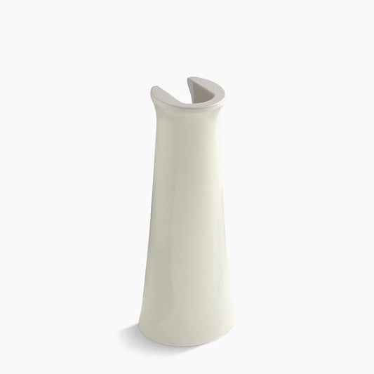 Cimarron Vitreous China Pedestal Leg in Biscuit