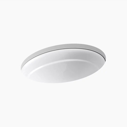 Serif 15.25" x 20.63" x 8.44" Enameled Cast Iron Undermount Bathroom Sink in White