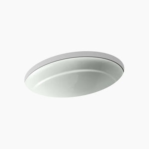 Serif 15.25' x 20.63' x 8.44' Enameled Cast Iron Undermount Bathroom Sink in Sea Salt