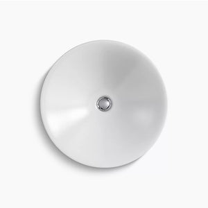 Carillon Round Wading Pool 17.69' x 17.69' x 6' Vitreous China Vessel Bathroom Sink in White