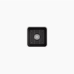 Cairn 15.5' x 15.5' x 10.13' Neoroc Single Basin Undermount Kitchen Sink in Matte Taupe