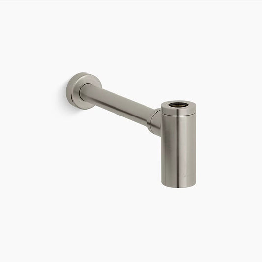 Brass Bottle Trap in Vibrant Brushed Nickel